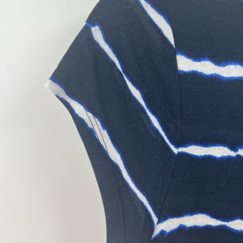 Lauren by Ralph Lauren Women’s Multicolor Blue White Tie-Dye Maxi Dress Size M - Picture 5 of 9